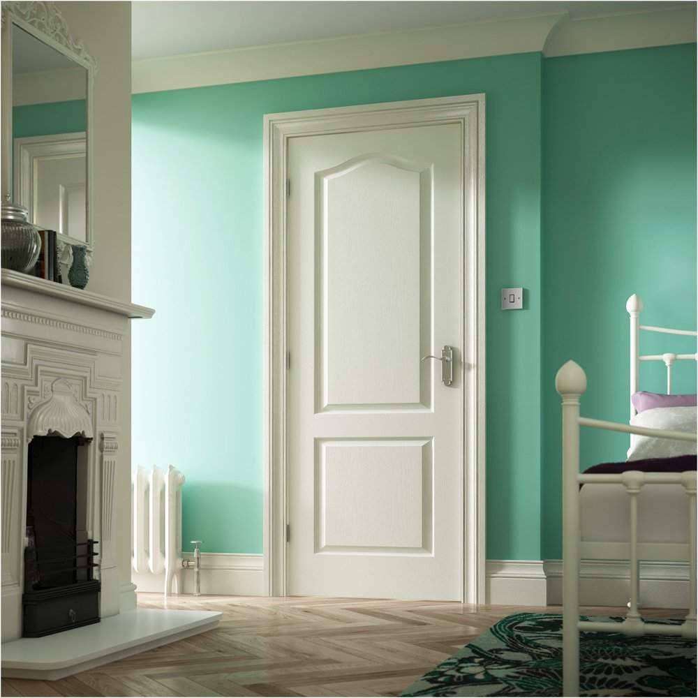 wholesale white primed 2 panel pre hung hollow core interior wood Moulded doors for House