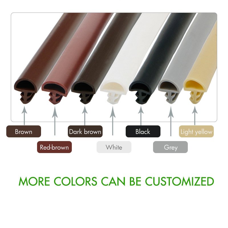 TPE silicone rubber slot window wooden door frame soundproof dustproof sealing strip