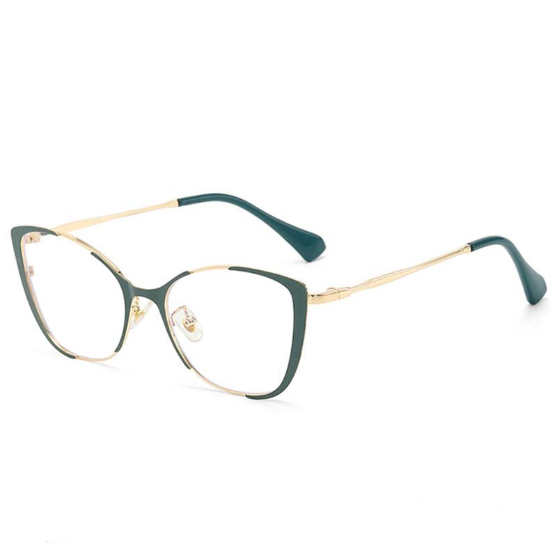 Fashion Women Anti Blue Glasses Cat Eye Glasses Frame Retro Hight Quality Luxury Computer Eyeglasses