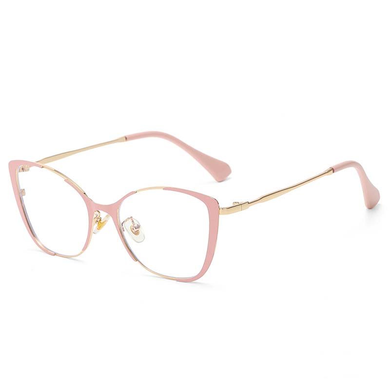 Fashion Women Anti Blue Glasses Cat Eye Glasses Frame Retro Hight Quality Luxury Computer Eyeglasses