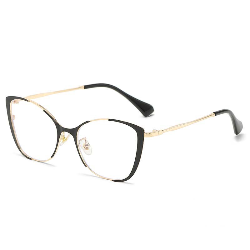 Fashion Women Anti Blue Glasses Cat Eye Glasses Frame Retro Hight Quality Luxury Computer Eyeglasses