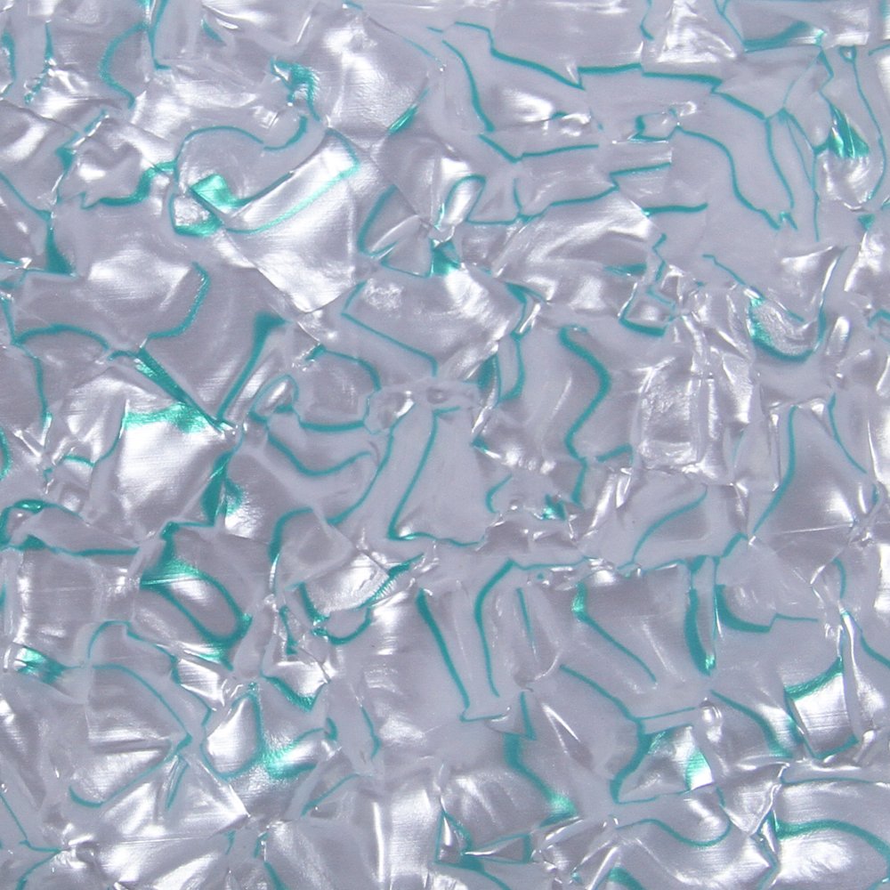 White cloudy 0.17mm-4mm mother pearl celluloid PVC sheet for guitar picks accordion decoration