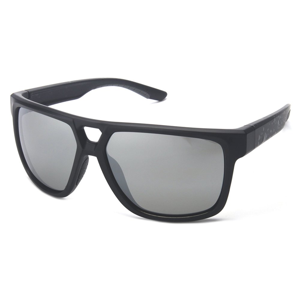 Double Bridge Large Floating Frame Polarized Fishing Sunglasses UV400 Grey TAC Lenses Driving Sun Glasses For Men Women