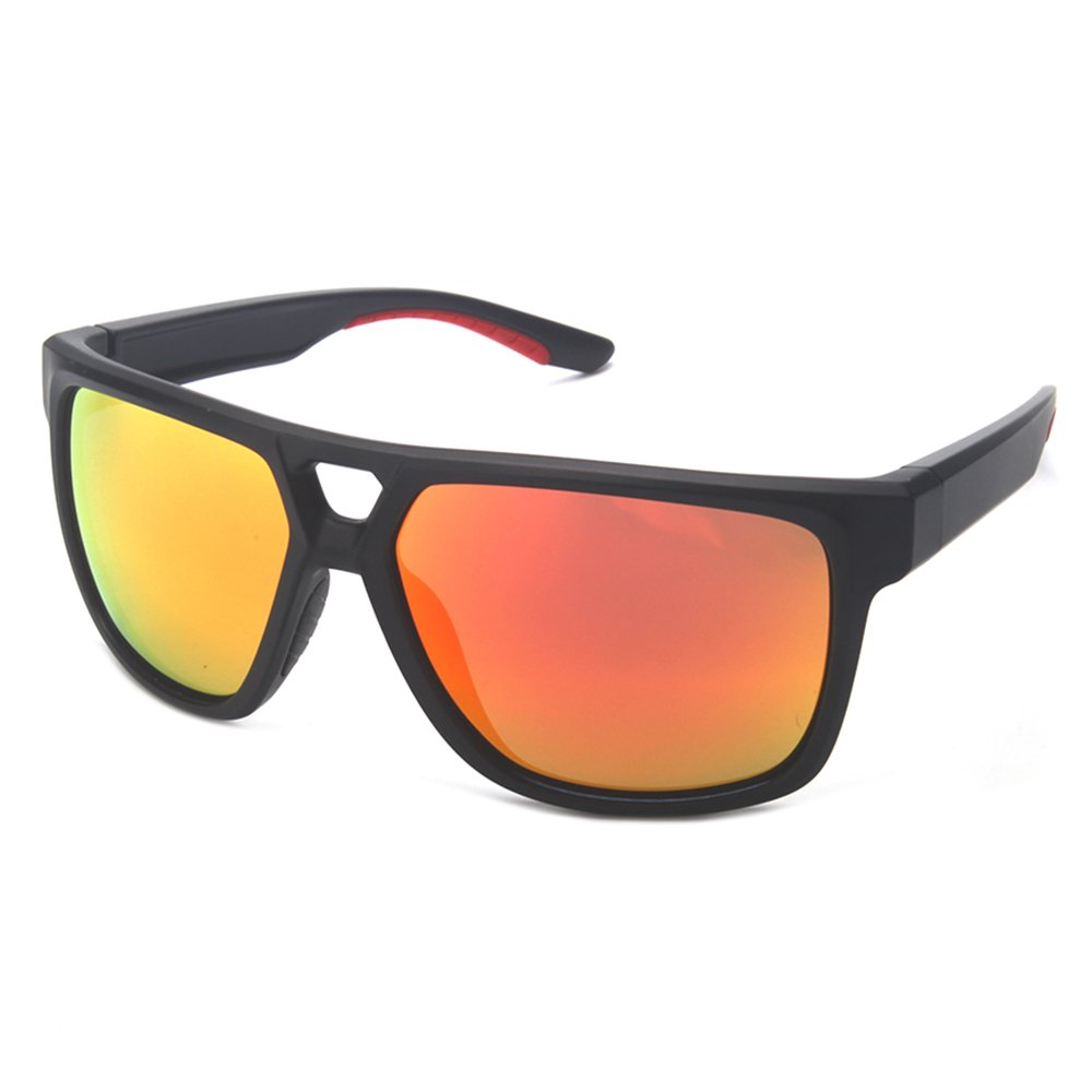Double Bridge Large Floating Frame Polarized Fishing Sunglasses UV400 Grey TAC Lenses Driving Sun Glasses For Men Women