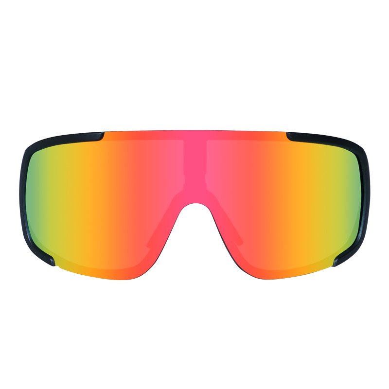 Custom UV400 Windproof PC Sport Sunglasses for Cycling Outdoor Bicycle Driving and Running with Red Glass Lenses Custom Logo