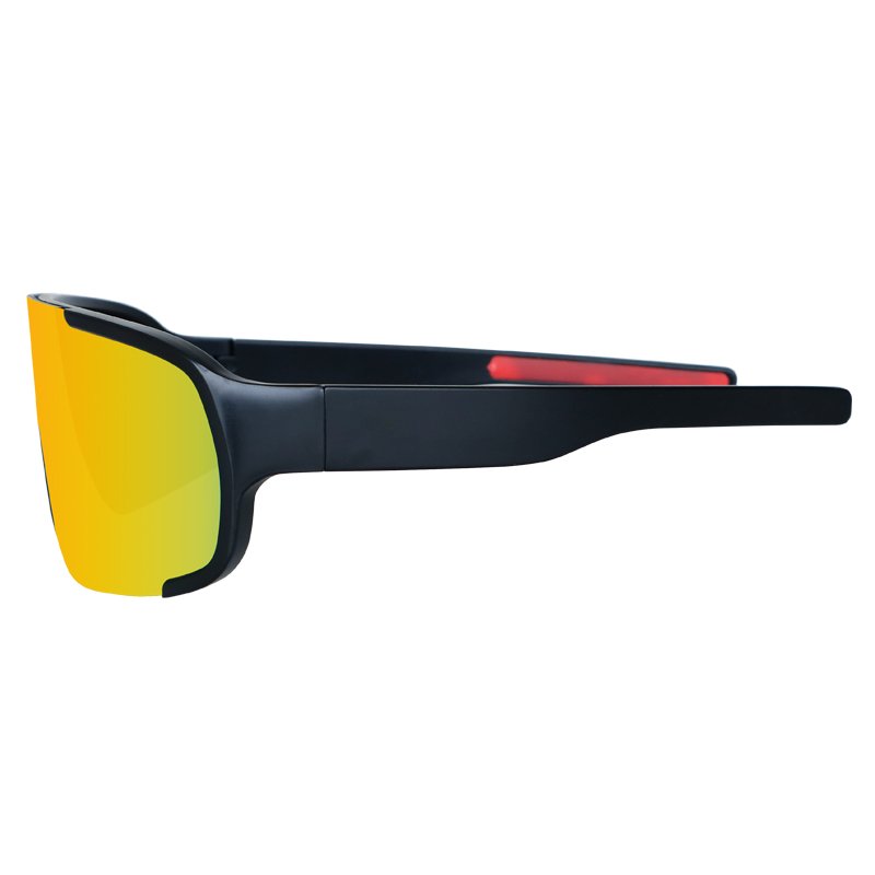 Custom UV400 Windproof PC Sport Sunglasses for Cycling Outdoor Bicycle Driving and Running with Red Glass Lenses Custom Logo