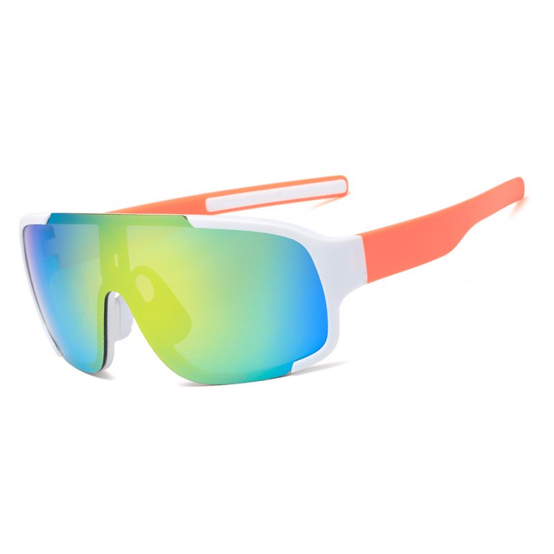 Custom UV400 Windproof PC Sport Sunglasses for Cycling Outdoor Bicycle Driving and Running with Red Glass Lenses Custom Logo