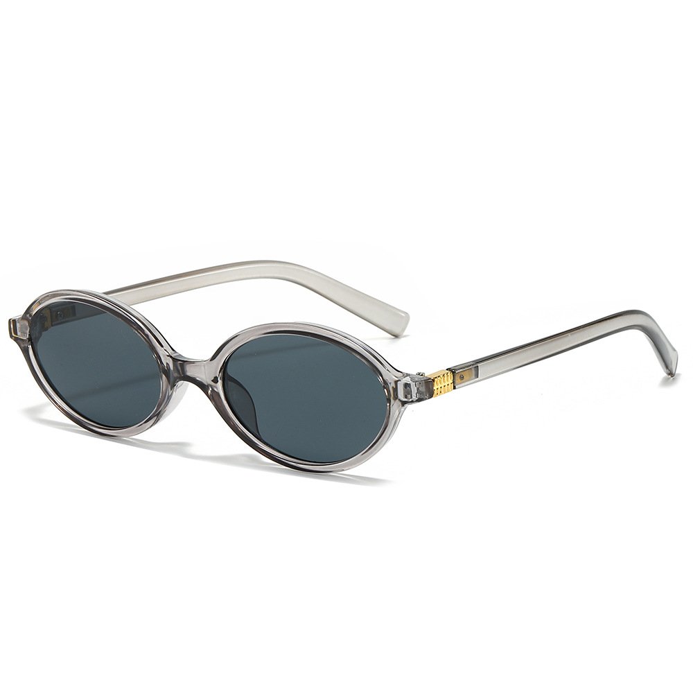 Unique Sunglasses Women 2024 Frame Men Small Frame Retro Oval Sunglasses Men Designer Women Custom Logo