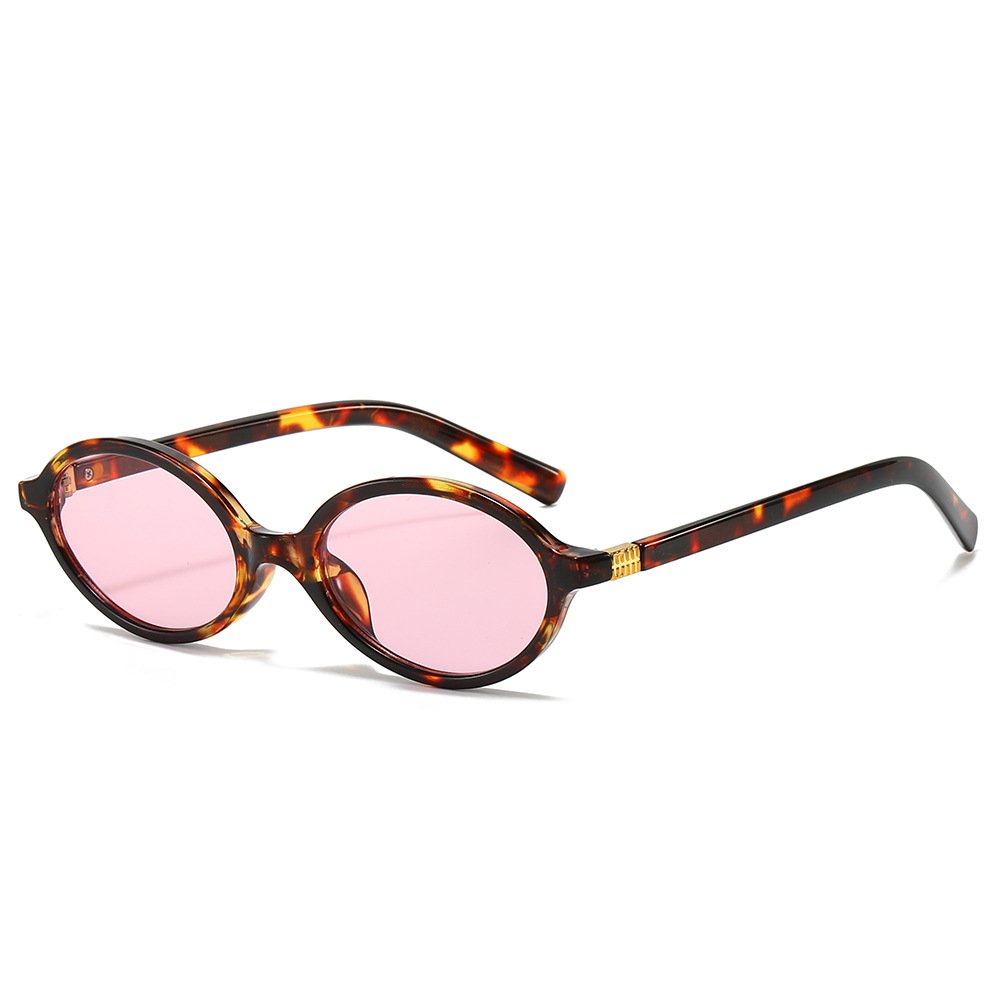 Unique Sunglasses Women 2024 Frame Men Small Frame Retro Oval Sunglasses Men Designer Women Custom Logo