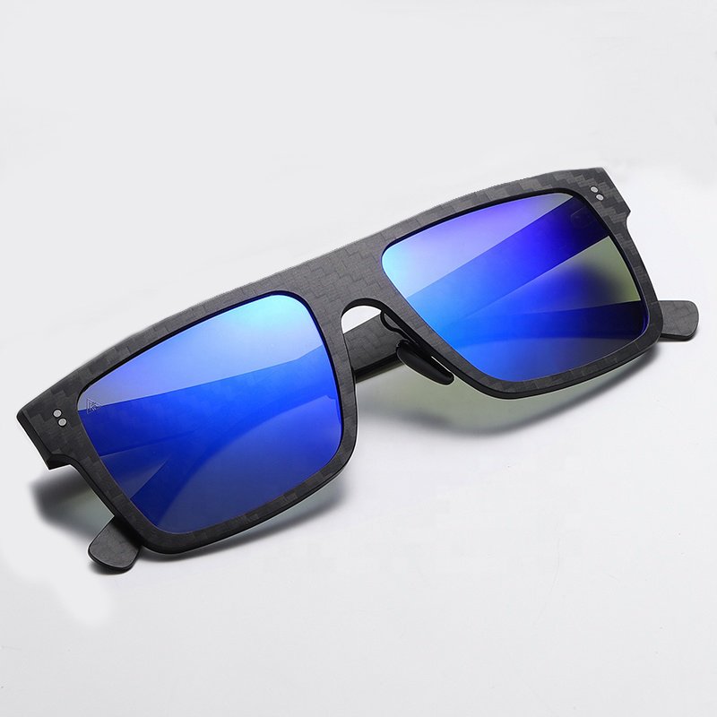 high quality luxury custom mens designer sunglasses 2024 shades gafas glasses Polarized Forged Carbon Fiber sunglasses men