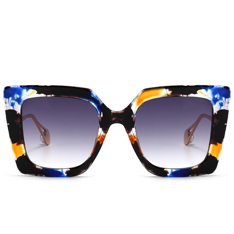 DL Glasses Trendy Eyewear Manufacturer Fashion Big Square Frame Glasses Women Lunettes Anti Blue Light Eyeglasses Frames