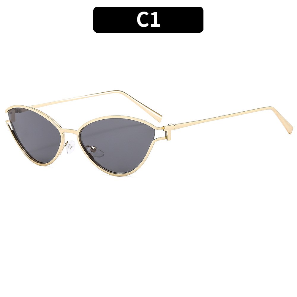 Hot sale fashion butterfly metal frame sun glasses INS popular high end wholesale women's sunglasses
