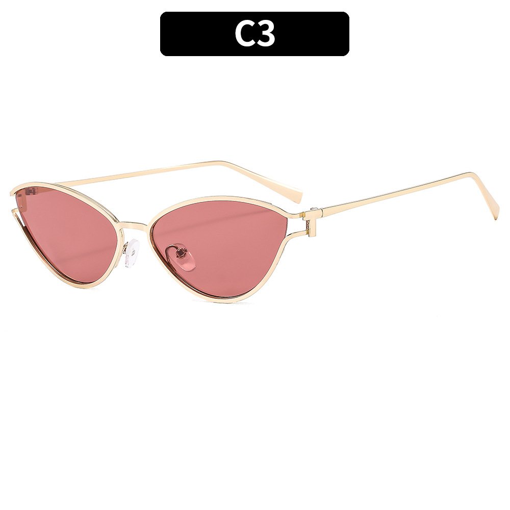 Hot sale fashion butterfly metal frame sun glasses INS popular high end wholesale women's sunglasses