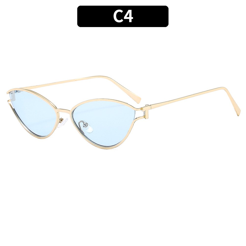 Hot sale fashion butterfly metal frame sun glasses INS popular high end wholesale women's sunglasses