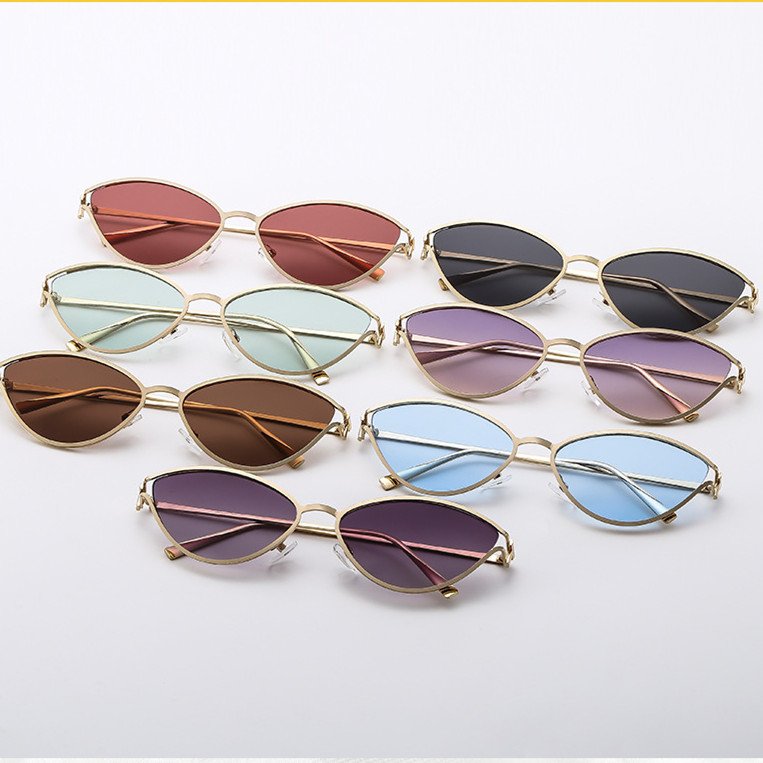 Hot sale fashion butterfly metal frame sun glasses INS popular high end wholesale women's sunglasses