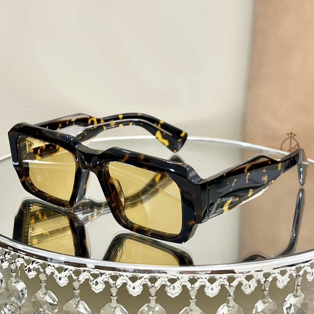 LBAshades 2406 Luxury Polarized Vintage High Quality Square Thick Frames Handmade Custom Acetate Sunglasses Women Men