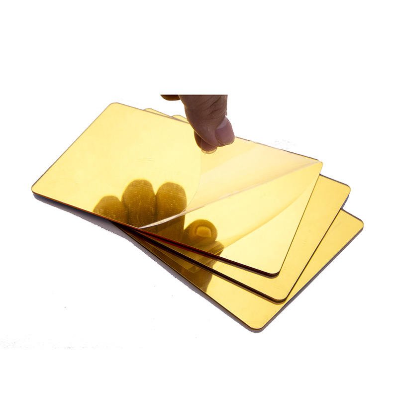 Acrylic Mirror Sheet Gold Laser Cut Acrylic Panda Frame and Moulding Over The Door Mirror Film+pallet; Kraft Paper+pallet CN;JIA