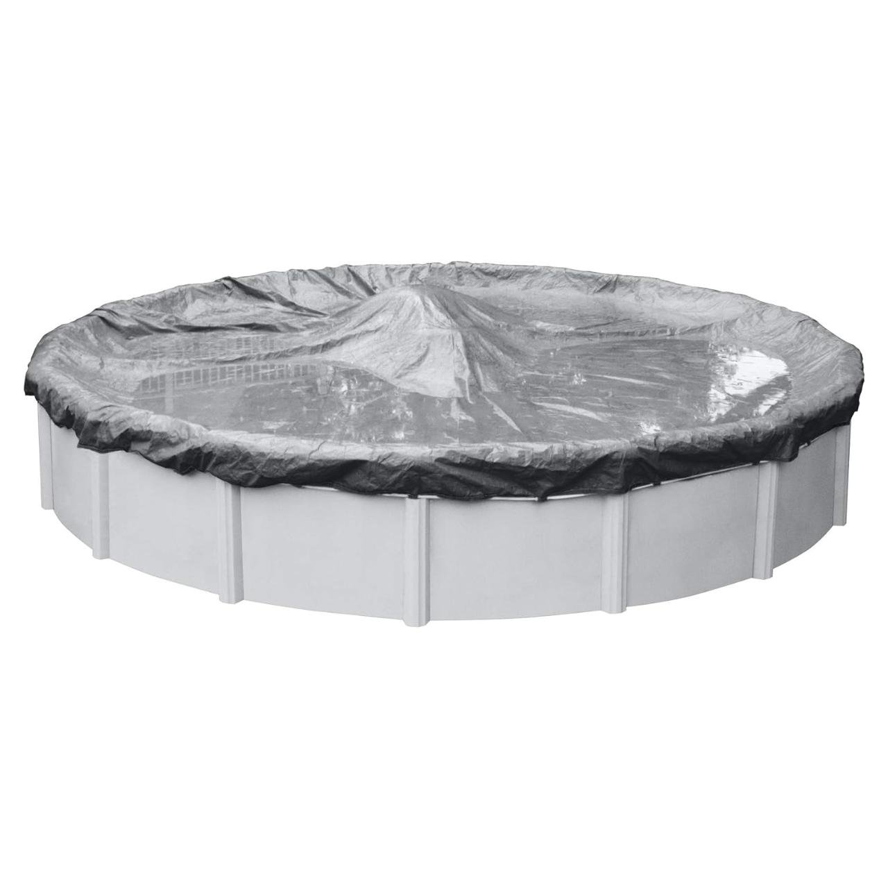 Sandpit Cover Swimming Pool Cover Swimming Poor Tarpaulin Waterproof Canvas Tarp Frame Pool Cover Round UV Resistant