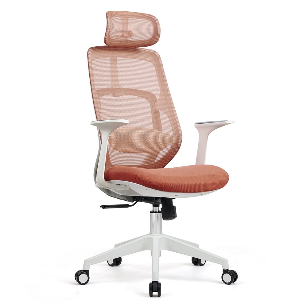 2023 New Designer Factory Manufacturer Wholesale Adjustable Back Frame Ergonomics Mesh Office Chair Furniture Fabric Iron Modern