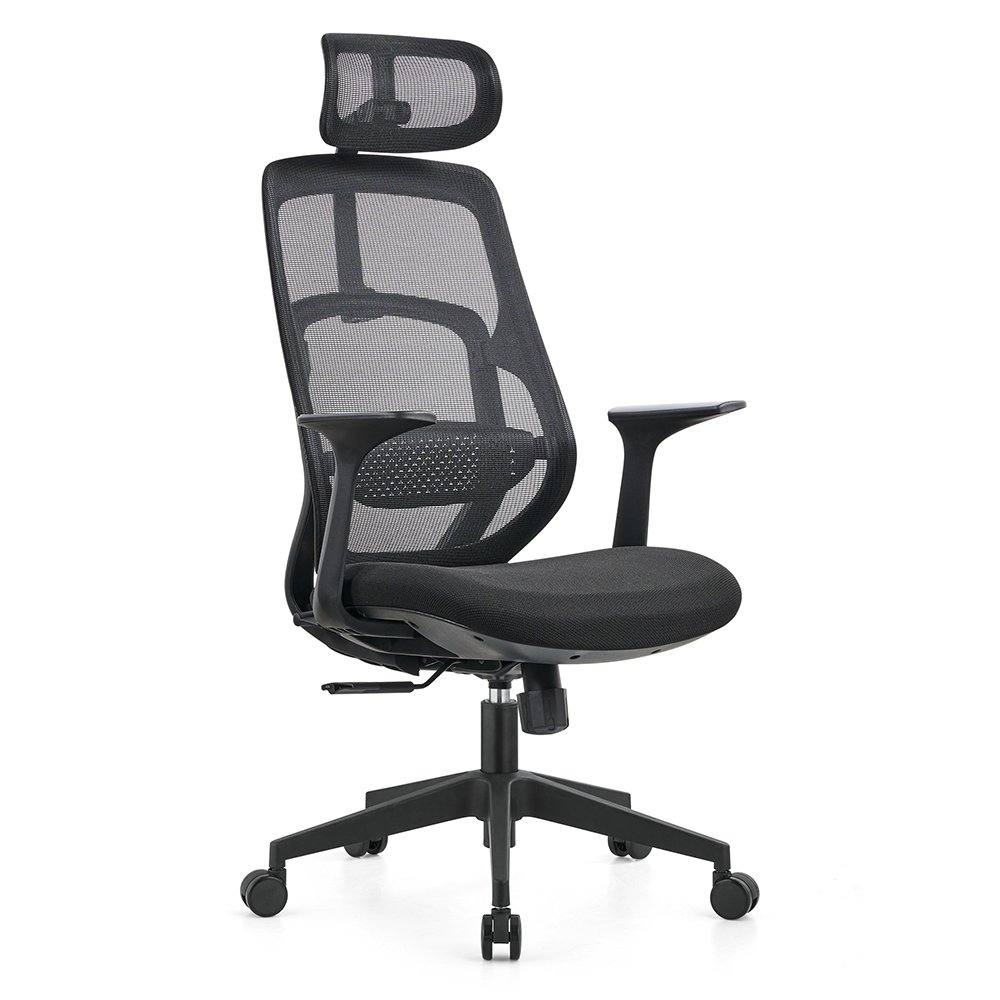 2023 New Designer Factory Manufacturer Wholesale Adjustable Back Frame Ergonomics Mesh Office Chair Furniture Fabric Iron Modern