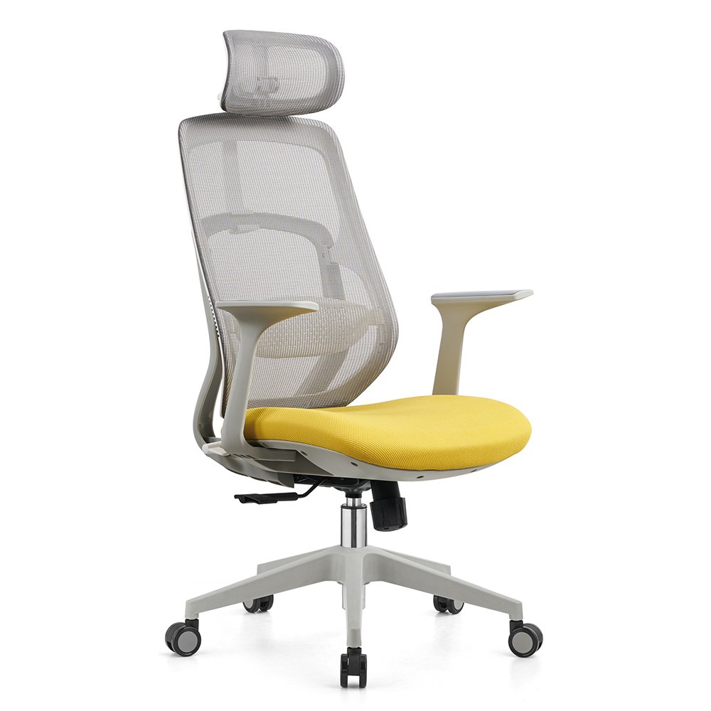 2023 New Designer Factory Manufacturer Wholesale Adjustable Back Frame Ergonomics Mesh Office Chair Furniture Fabric Iron Modern