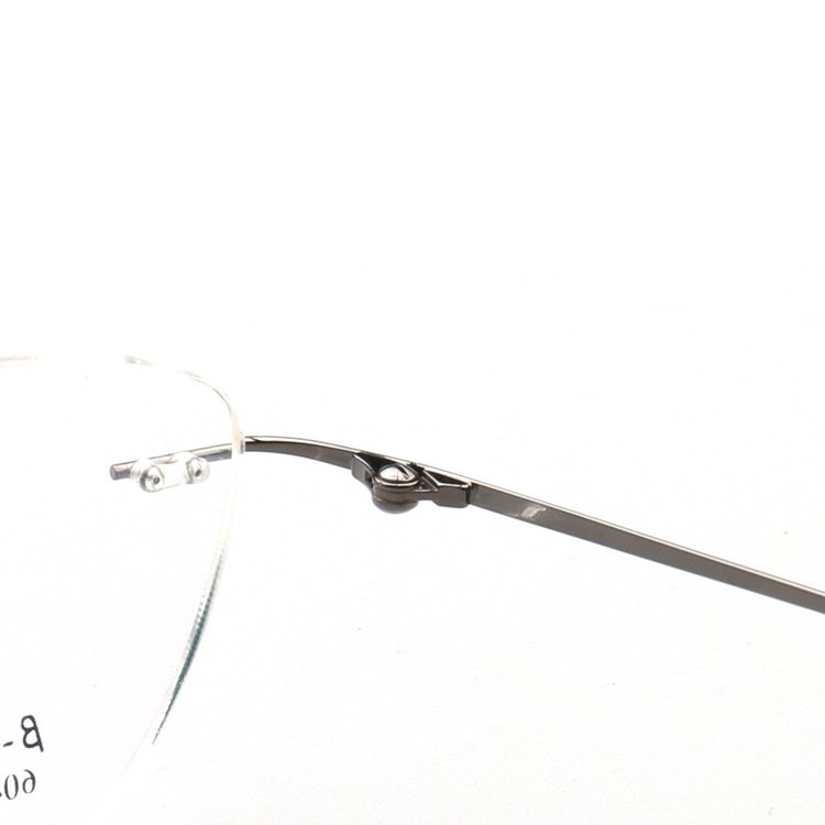 Simple Design Eyewear Rimless Metal Frame High Quality Business Eye Glasses