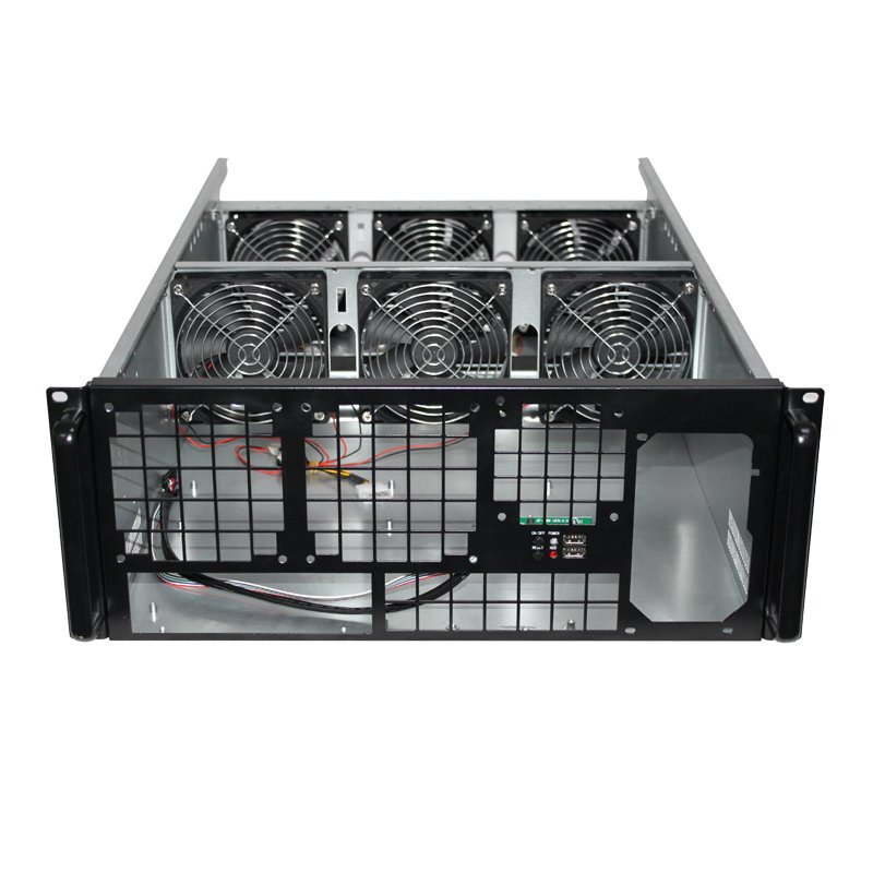 Adapter 6 GPU 8 GPU server case Frame Chassis 4U rackmount GPU System