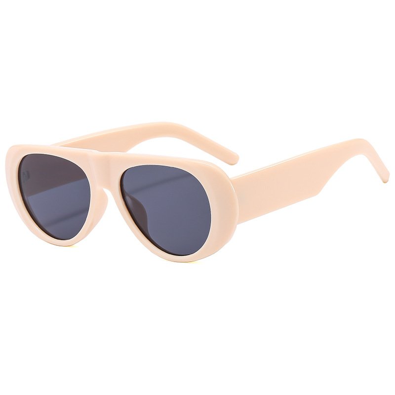 Finewell 3705 New Luxury Brand Designer Retro Sun Glasses Fashion Custom Logo Oval Vintage Sunglasses Women Men