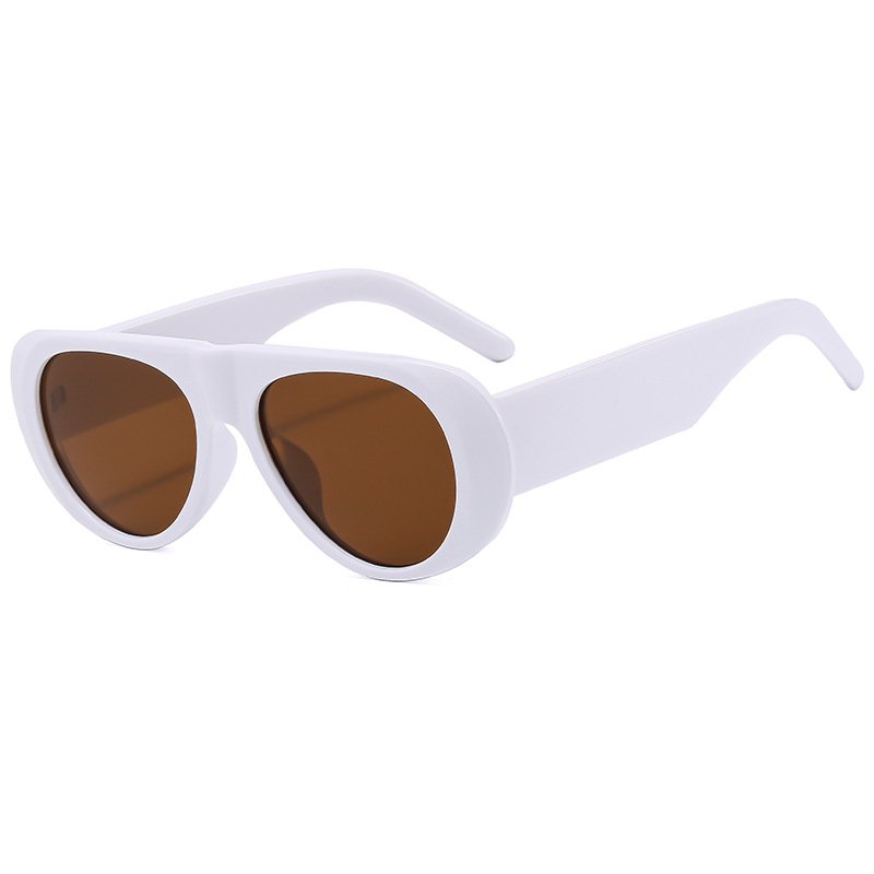 Finewell 3705 New Luxury Brand Designer Retro Sun Glasses Fashion Custom Logo Oval Vintage Sunglasses Women Men