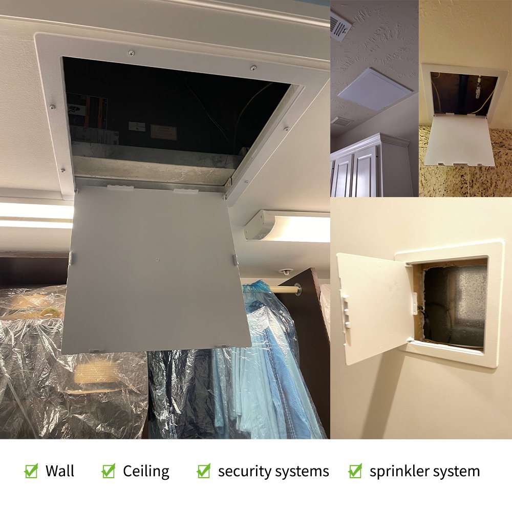 HVAC Aluminum Access Panel Gypsum Board with Frame Access Panel Doors for ceiling and Wall Application