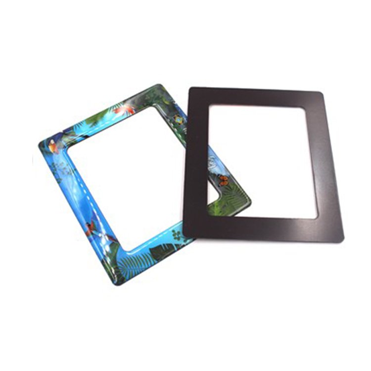 China Supplier Fridge Magnet Clear Epoxy Resin PVC Large Magnetic Picture Photo Frame