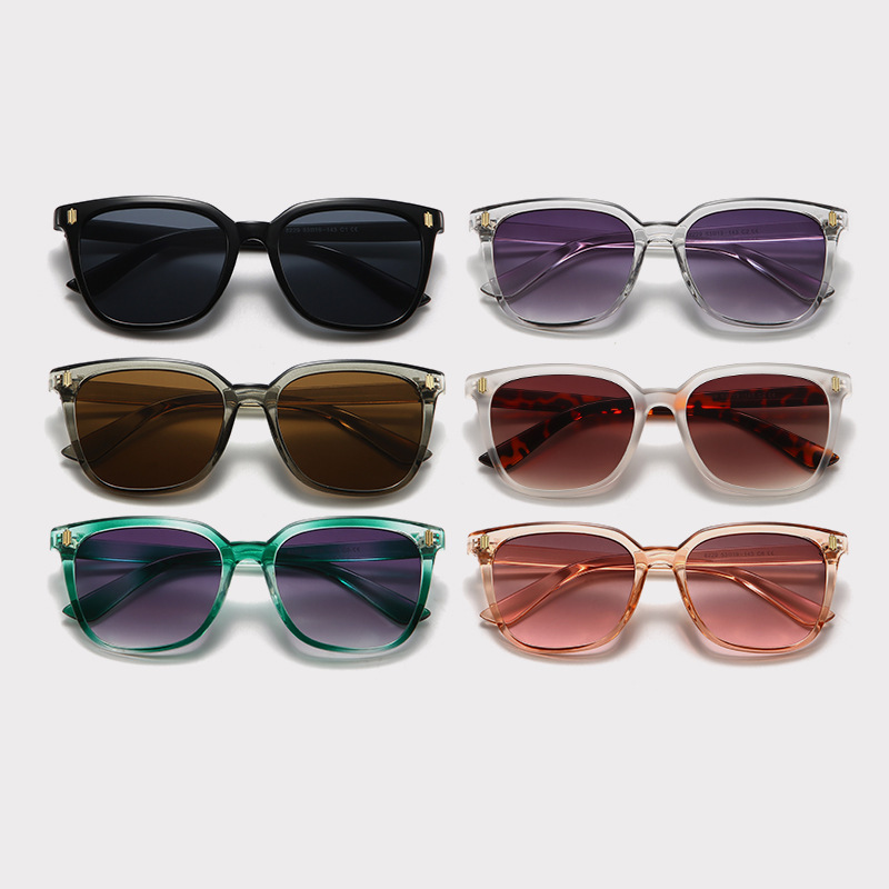 2024 sunglasses luxury brand designer fashion custom logo high quality square frame retro vintage shades women men sunglasses