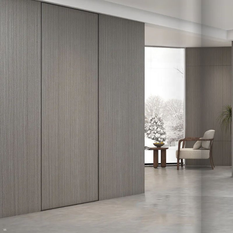 Modern Wood Interior Invisible Frameless Concealed Interior Bedroom Wooden Door Swing Frameless Interior Invisible White Door