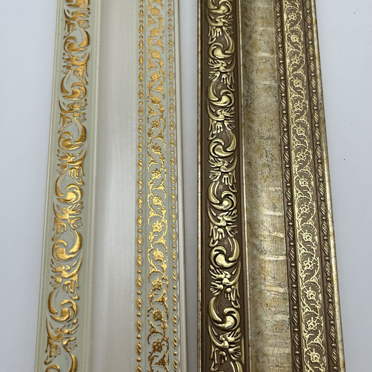 10cm width PS decorative mouldings for interior curtain box