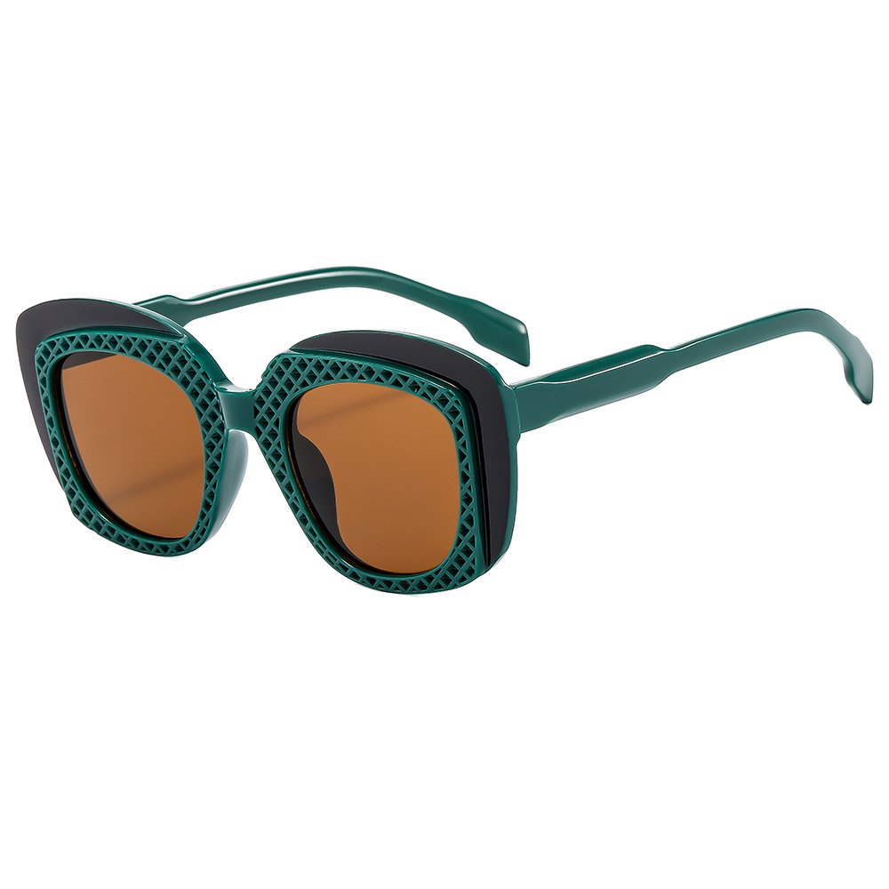 2024 Unique luxury designer pc frames women candy color sunglasses custom logo uv400 Vintage Square sunglasses