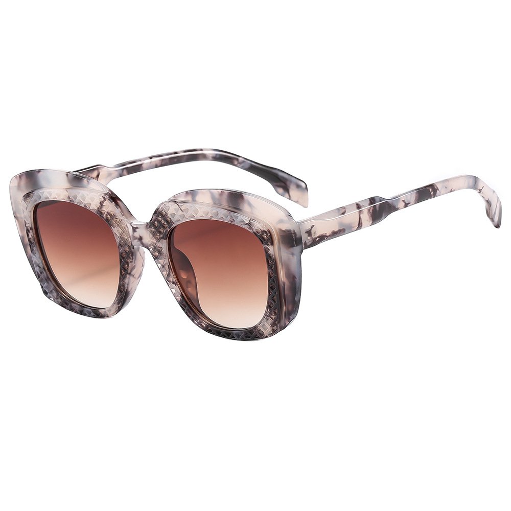 2024 Unique luxury designer pc frames women candy color sunglasses custom logo uv400 Vintage Square sunglasses