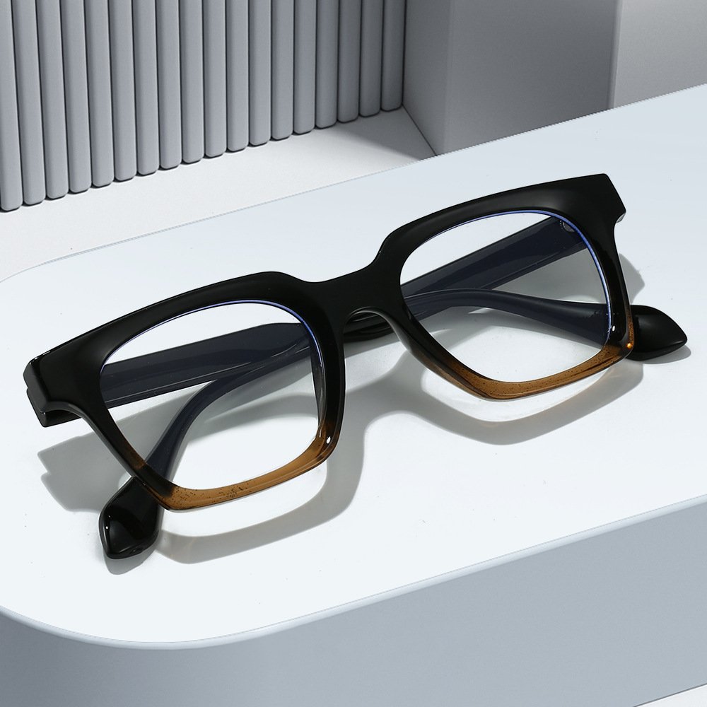 2024 New anti-blue light eyeglasses frame fashion flat glasses trend glasses wholesale high quality glasses