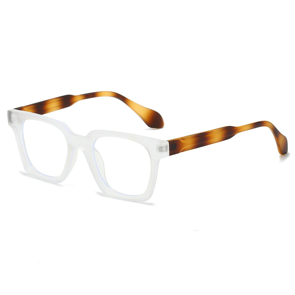 2024 New anti-blue light eyeglasses frame fashion flat glasses trend glasses wholesale high quality glasses