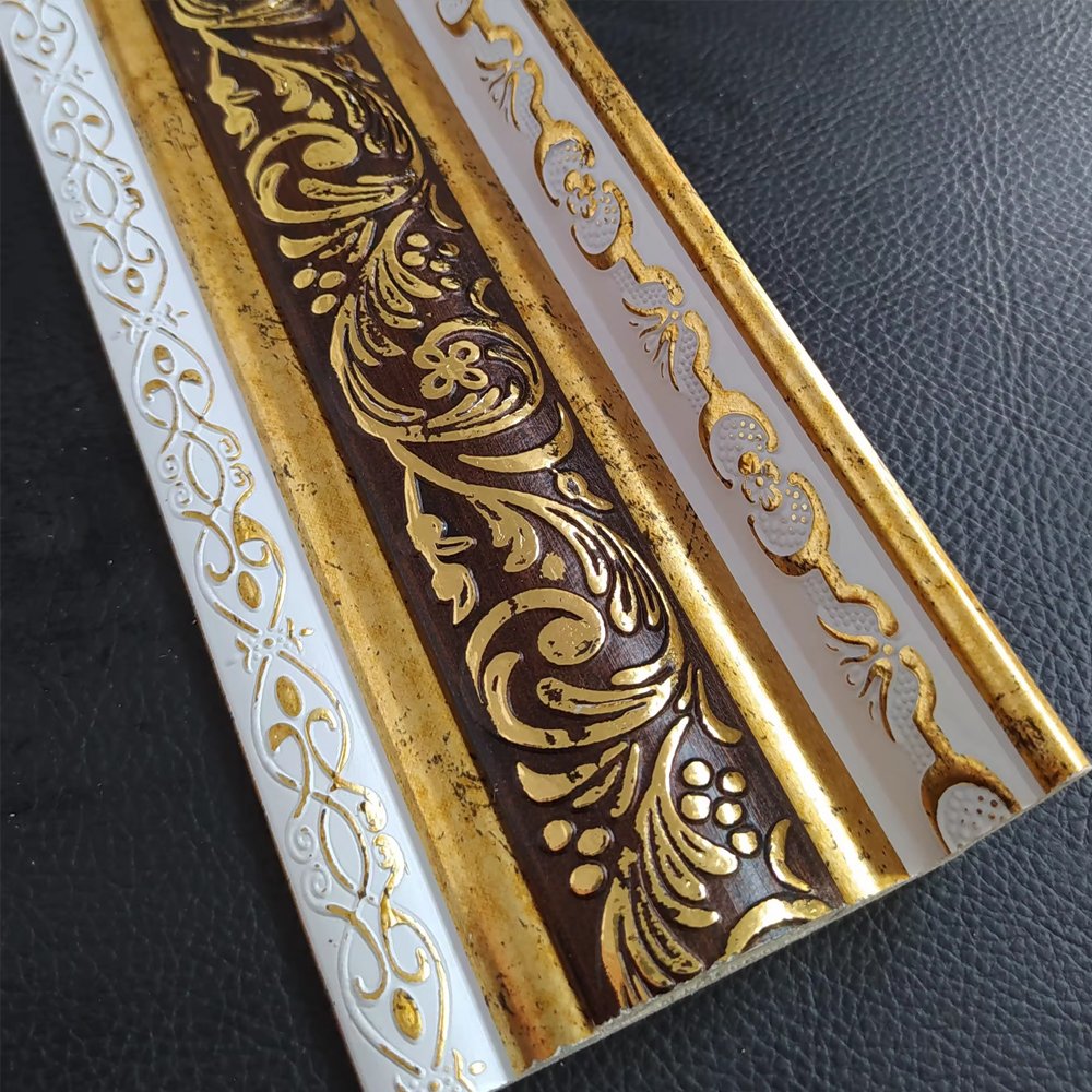 Luxury Antique Design Plasticas Photo Frame Mold Decoration PS Mold Graphic Design Zinc Alloy Photo Frame Letterpress Printing