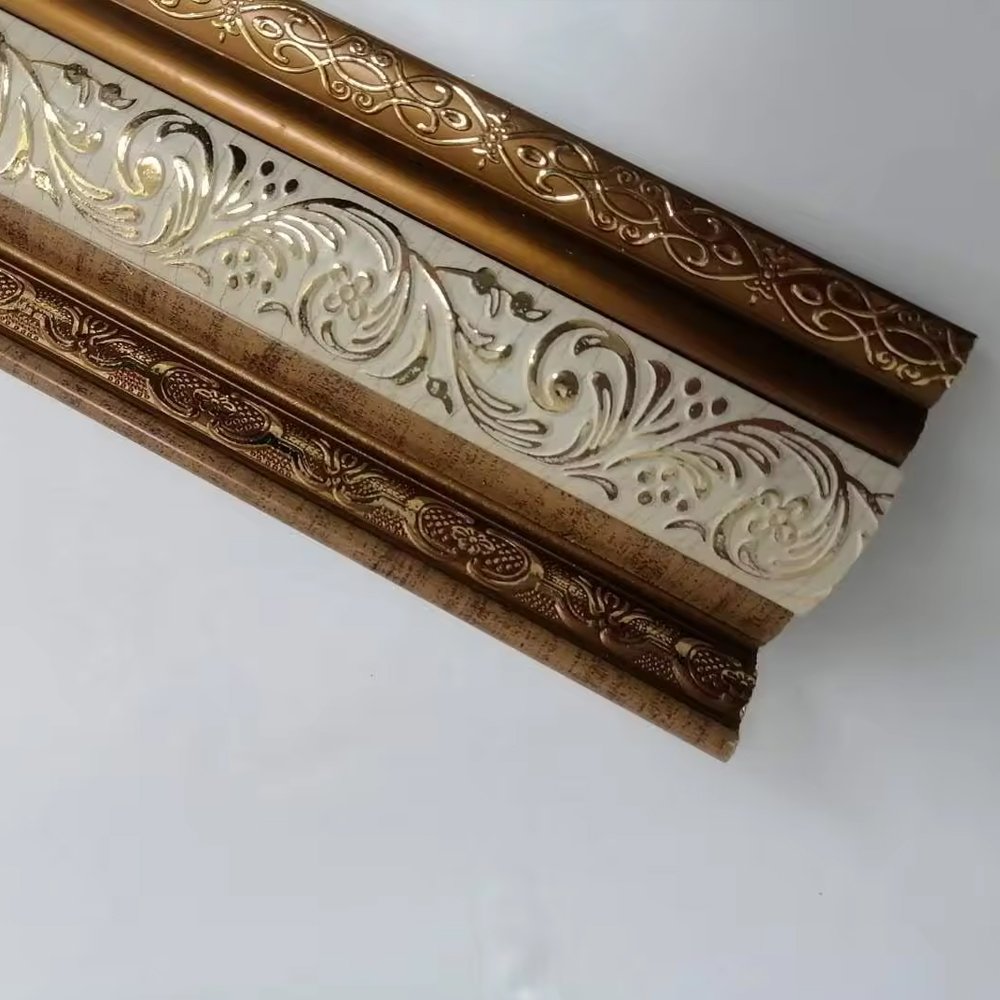 Luxury Antique Design Plasticas Photo Frame Mold Decoration PS Mold Graphic Design Zinc Alloy Photo Frame Letterpress Printing