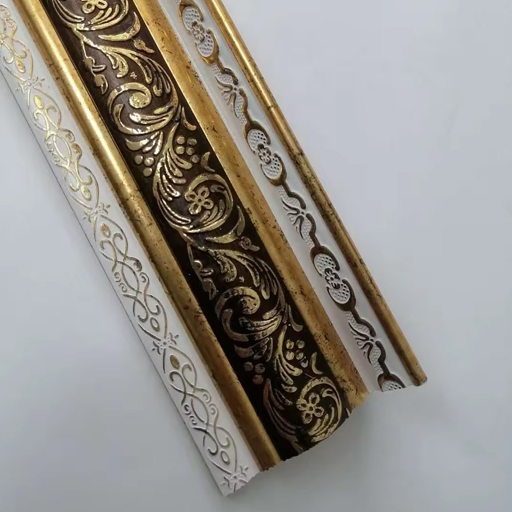 Luxury Antique Design Plasticas Photo Frame Mold Decoration PS Mold Graphic Design Zinc Alloy Photo Frame Letterpress Printing