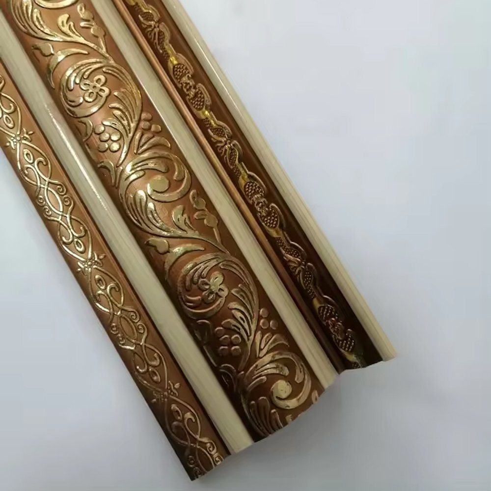 Luxury Antique Design Plasticas Photo Frame Mold Decoration PS Mold Graphic Design Zinc Alloy Photo Frame Letterpress Printing