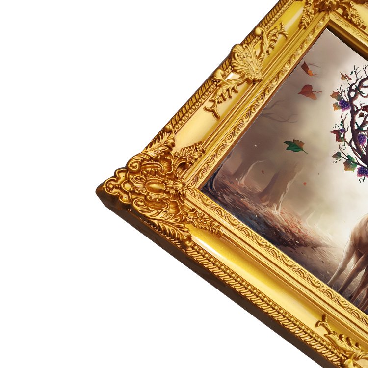 Customize Antique Wood Frame Vintage Picture Frame Painting Frame For Home Decor