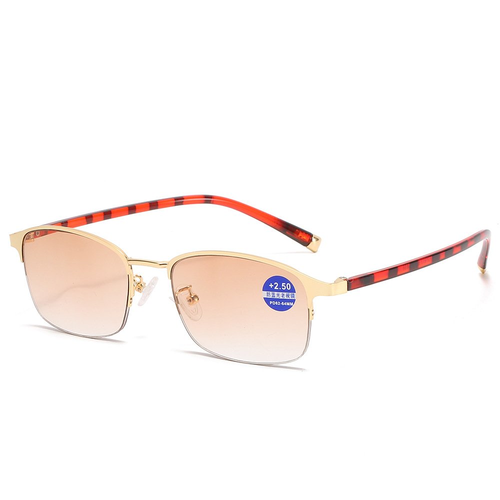 Made In China Unisex Men's Designer Progressive Presbyopia Glasses With Multifocal Photochromic Lenses