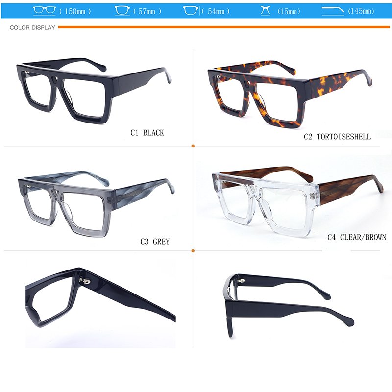 2024 Luxury Designer Acetate Eyeglasses Frames For Men And Women Brand Optical Spectacles Eyeglasses Frames
