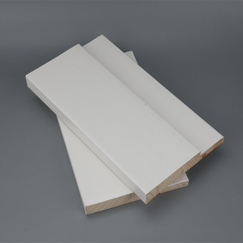 Wood Coated Veneer Customized Home Deco Contemporary Wood Frame Exterior Door Jamb