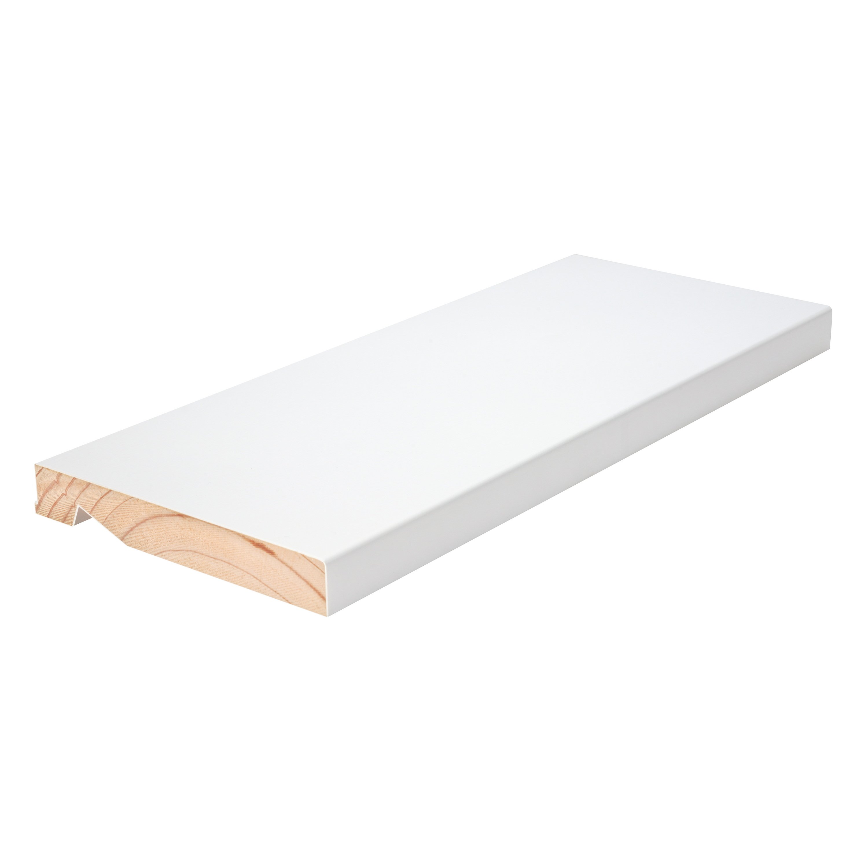 Modern White Primed Wood Trim Moulding Home Decorative Window Sill for Apartment Door & Window Frames
