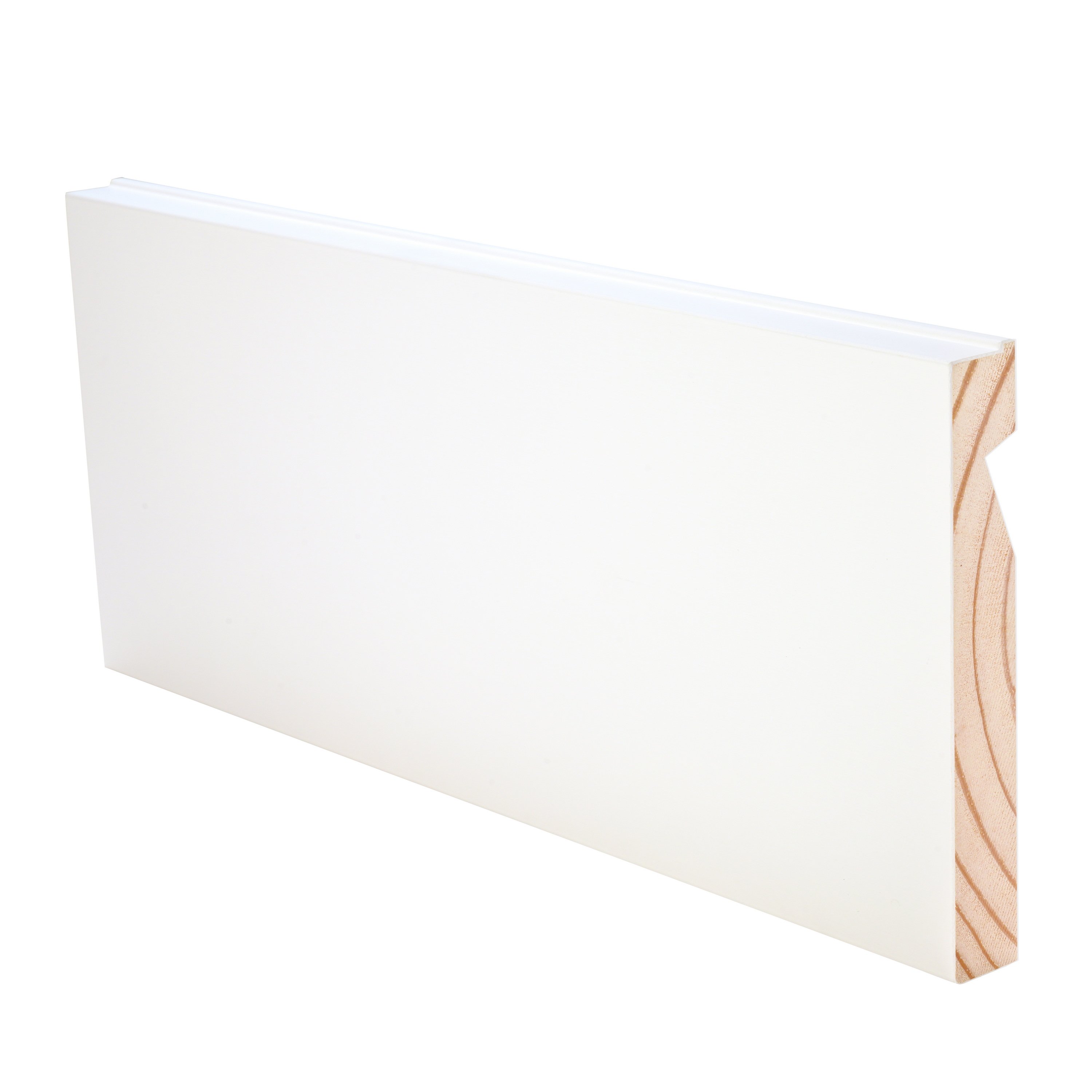 Modern White Primed Wood Trim Moulding Home Decorative Window Sill for Apartment Door & Window Frames