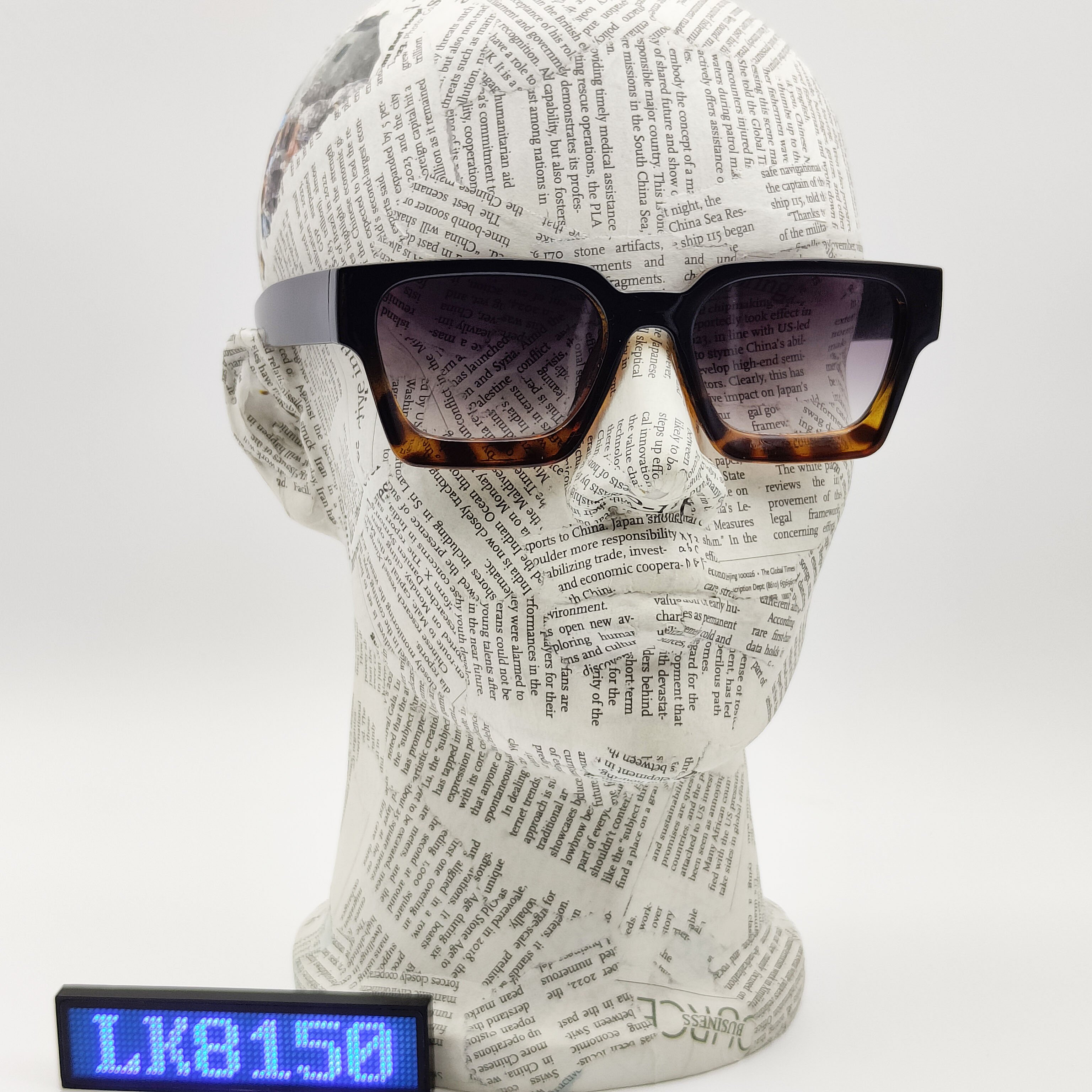 sunglasses 2024 men trendy high quality luxury colorful square thick frame sunglasses for women thickness shades gafas de sol