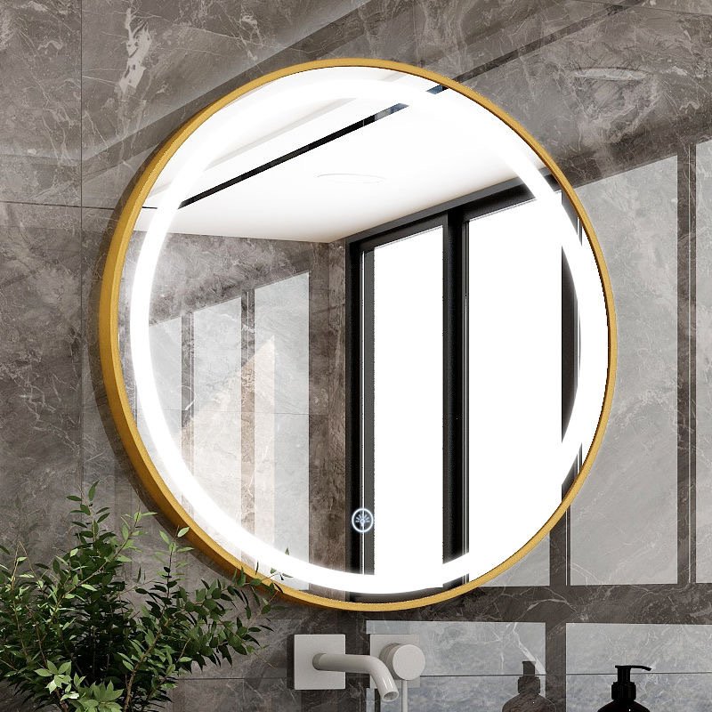 Wall decor multiple shape moulding led metal gold aluminium mirror picture frames for living room
